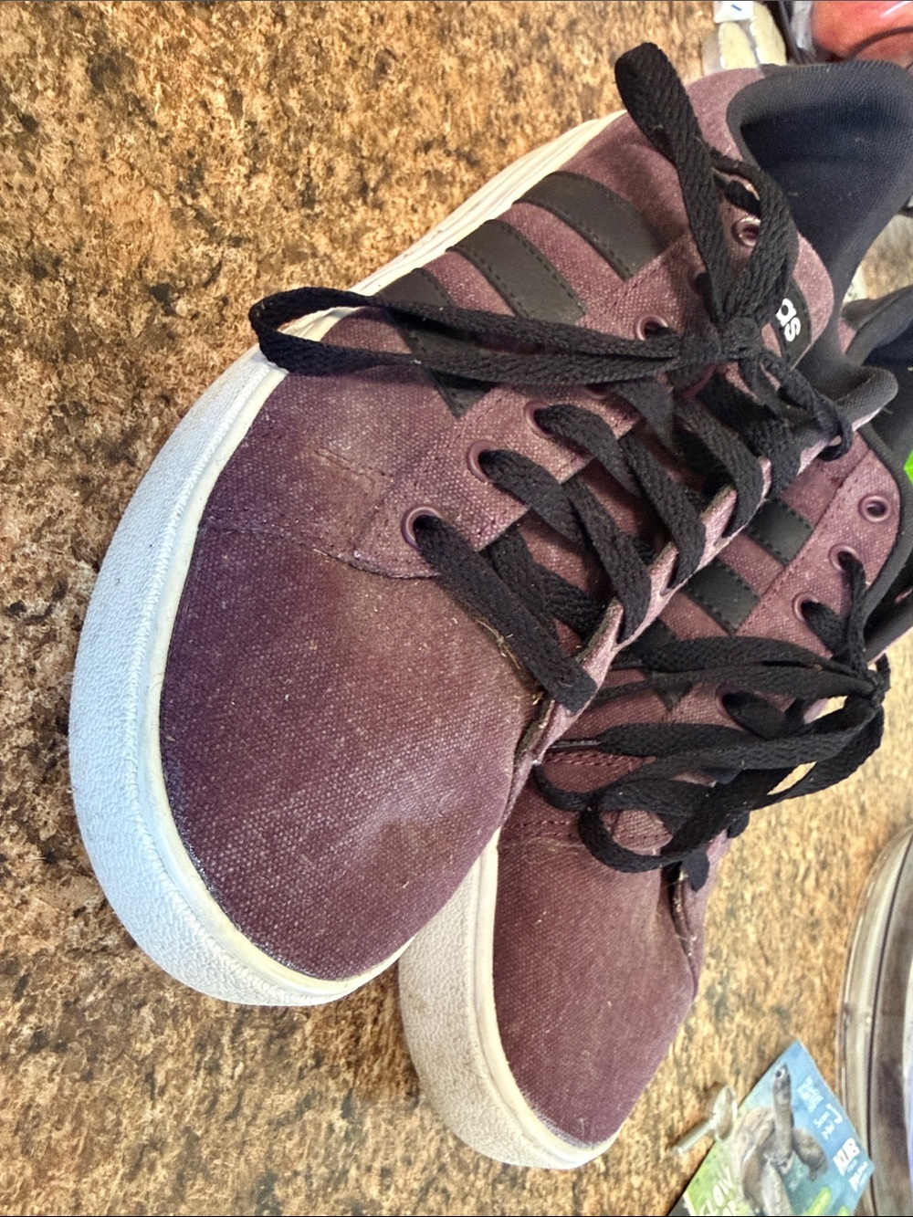 Adidas purple sneakers 9.5